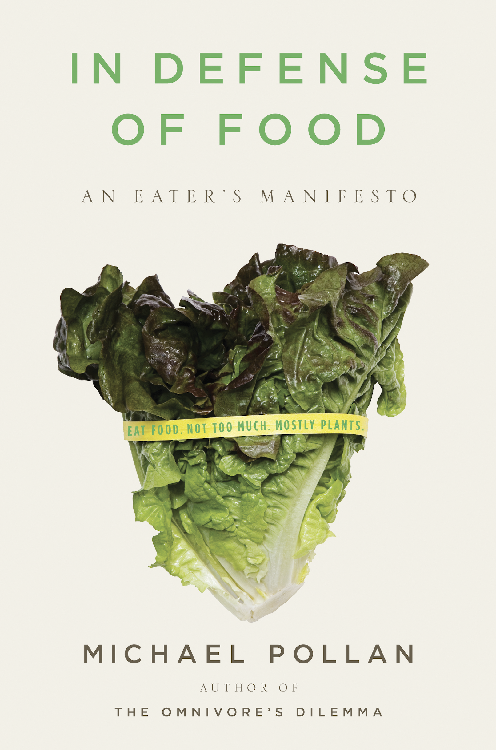 In Defense of Food book cover