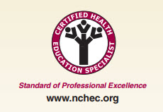 Certified Health Education Specialist logo