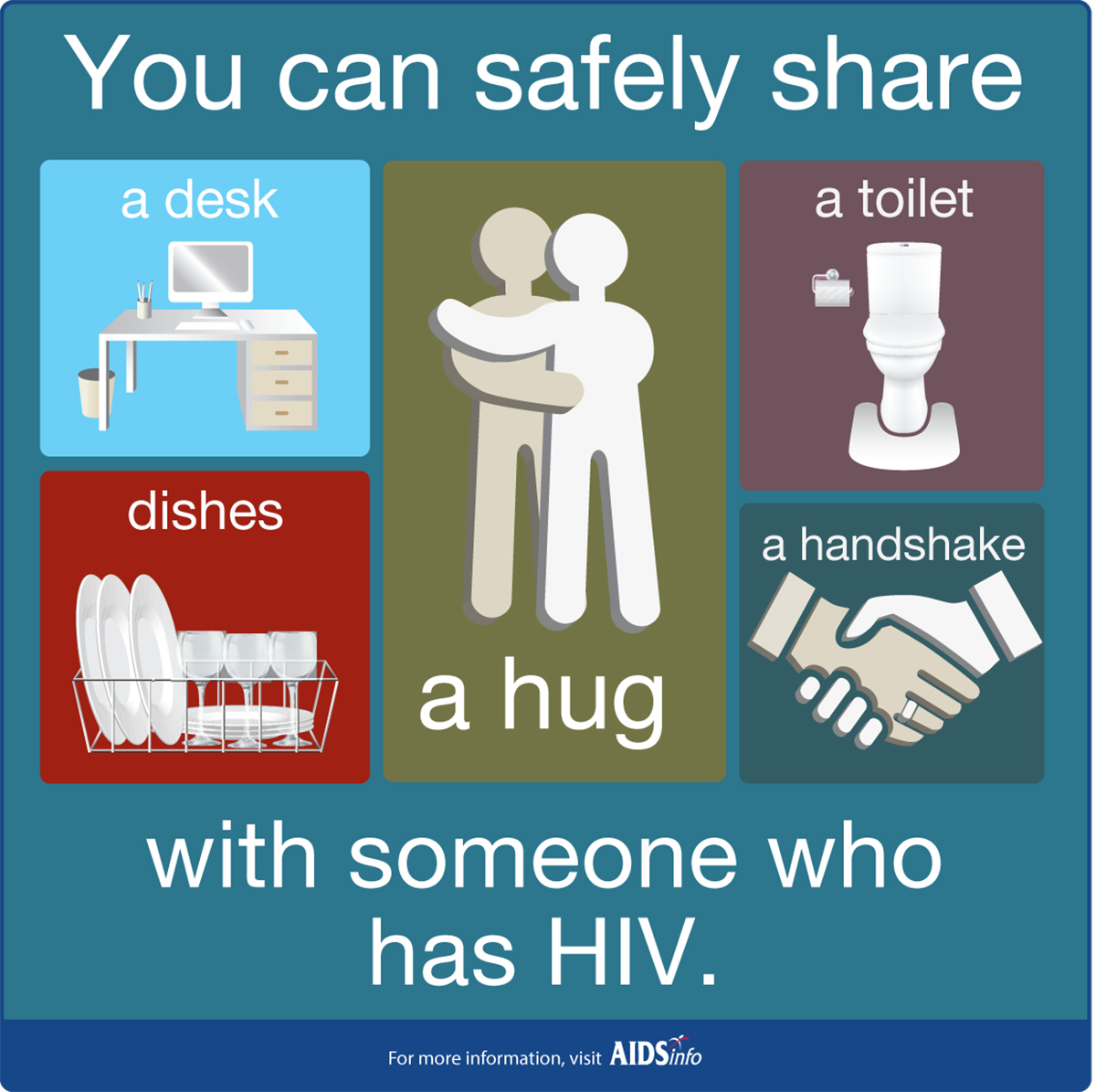 You can safely share with HIV